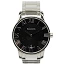 Silver Tiffany Quartz Stainless Steel Atlas Watch - Tiffany & Co