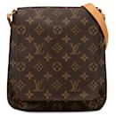 Bolsa de ombro com alça curta Louis Vuitton Monogram Musette Salsa marrom