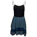 Black & Teal 3.1 Phillip Lim Sleeveless Dress Size US 4