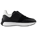 Baskets Sprint Runner - Alexander McQueen - Cuir - Noir - Alexander Mcqueen