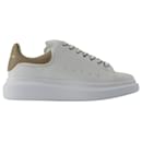 Oversized Sneakers - Alexander Mcqueen - Leather - White/Beige