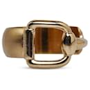 Gucci Horsebit Scarf Ring Gold Plated in Very Good Condition