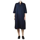 Abito midi in cotone blu navy - taglia M - Autre Marque