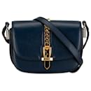 Gucci Blue Mini Leather Sylvie 1969 crossbody