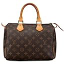 Louis Vuitton Brown Monogram Speedy 25