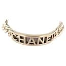 NEUE CHANEL HALSKETTE 2023 ANZUG-LOGO-PLATTEN-CURB-KETTE-HALSKETTE-Halsband - Chanel