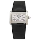 VINTAGE CARTIER TANK DIVAN WATCH 2599 25 MM QUARTZ STEEL CROCO STEEL WATCH - Cartier