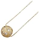 LuxUness 18Collier pendentif boule de diamant en or k, collier en métal en bon état - & Other Stories