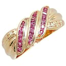 LuxUness 18k Gold Diamond Ruby Ring Metal Ring in Excellent condition - & Other Stories