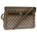 GUCCI GG Supreme Shoulder Bag PVC Leather Beige 41 02 090 Auth th4950 - Gucci