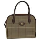 Burberrys Nova Check Handtasche Canvas Beige Auth 76501 - Autre Marque