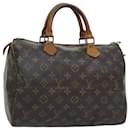 Louis Vuitton Monogram Speedy 30 Hand Bag M41526 LV Auth 76564