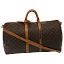 Louis Vuitton Monograma Keepall Bandouliere 55 Boston Bag M41414 Autenticação de LV 74178