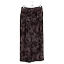 Multicolored velvet wide-leg pants - Autre Marque