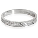 Aliança de diamante com pavê de casamento amor, Modelo pequeno (OURO BRANCO) - Cartier