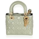 Christian Dior Sac My Lady Dior Verni Froissé Cannage Lucky Badges