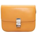 Mustard Celine Teen Classic Leather Crossbody - Céline