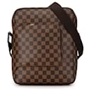 Bolso bandolera Louis Vuitton Damier Ebene Olav MM marrón marrón