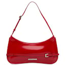 Red Jacquemus Patent Le Bisou Ceinture Shoulder Bag