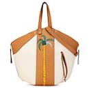 Beige LOEWE Ken Price Extra Large La Palme Hammock Bag Satchel - Loewe