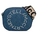 Bolsa Crossbody Azul Stella McCartney Denim Logo - Stella Mc Cartney