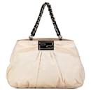 Grand cabas Mia en toile Zucca beige Fendi