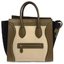 Brown Celine Mini Tricolor Luggage Tote - Céline