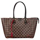 Braune Louis Vuitton Damier Ebene Caissa PM-Umhängetasche