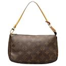 Borsa a tracolla Louis Vuitton Monogram Pochette Accessori marrone