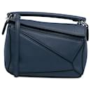 Blue Loewe Mini Puzzle Satchel