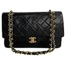 Chanel Medium Classic Double Flap Bag  Leather Crossbody Bag in Very Good Condition