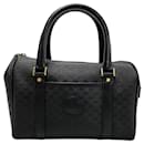 Gucci Microguccissima Boston Bag  Leather Handbag in Good condition