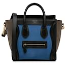 Celine Azul Nano Tricolor Luggage Tote - Céline