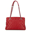 Borsa senza tempo Chanel Petite Caviar rossa