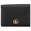 Gucci GG Marmont Leder Bifold Brieftasche Kurze Leder Brieftasche 240503 in guter Kondition