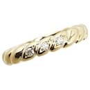 K18YG Yellow Gold Diamond Ring 0.07ct Size 14 in Great Condition - & Other Stories