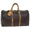 Louis Vuitton Monograma Keepall 50 Boston Bag M41426 Autenticação de LV 75917