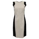 Narciso Rodriguez Oat / Black Dress with Back Zipper - Autre Marque