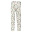 Charles Jeffrey Loverboy Green Multi Blooms Print Slim Fit Martini Trouser - Autre Marque