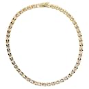 LuxUness 18K Diamond Tennis Bracelet  Metal Bracelet in Excellent condition - & Other Stories