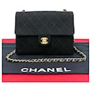 Chanel CC Satin Flap Crossbody Bag  Canvas Crossbody Bag in Good condition