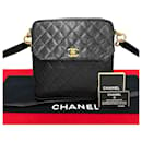 Chanel CC Caviar Flap Crossbody Bag  Leather Crossbody Bag in Good condition