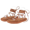 NICHT SIGN / UNSIGNIERTE Sandalen T.EU 39 Wildleder- - Autre Marque