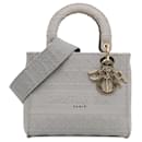 Dior Gris Moyen Cannage Lady D-Lite