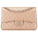 Chanel Brown Jumbo Classic Iridescent Caviar Double Flap