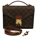 Louis Vuitton Monogram Monceau 28 Hand Bag 2way M51185 LV Auth 75470