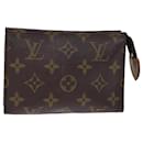 Louis Vuitton Monogram Poche Toilette 15 Bolsa M47546 Autenticação de LV 75858