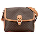 Brown Celine Macadam Crossbody Bag - Céline