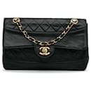 Black Chanel Quilted Lambskin Shoulder Bag