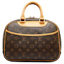 Brown Louis Vuitton Monogram Trouville Handbag